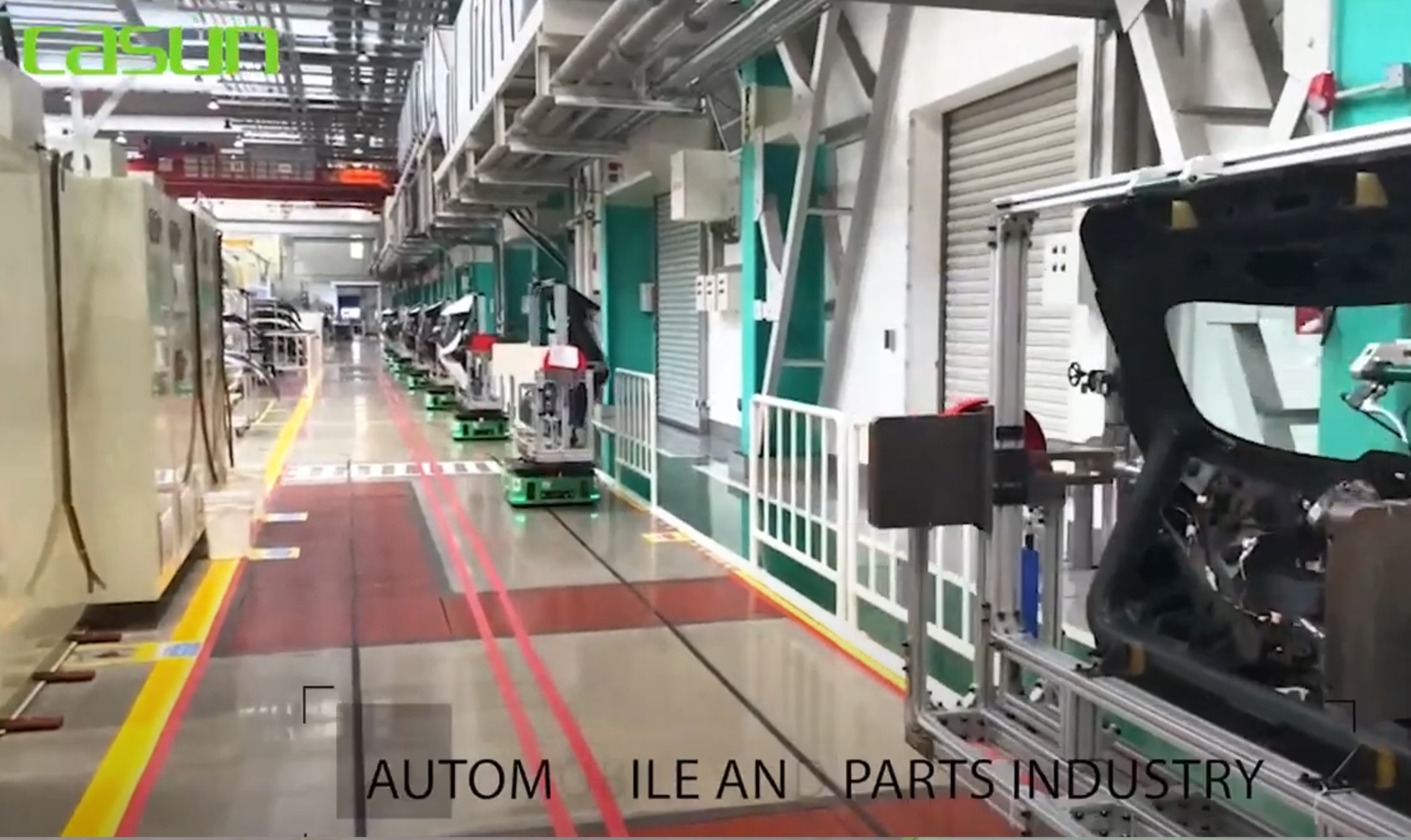 CASUN Automated Guided Vehicle Working Process