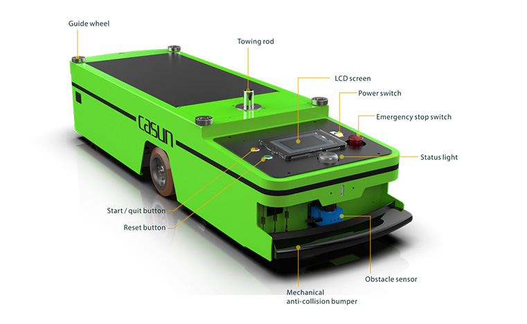 C1-11B Unidirectional Latent Towing AGV