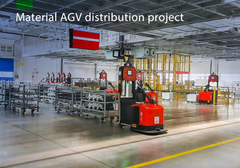 Automobile Industry + Great Wall Motor——Automobile welding workshop · Material AGV distribution project