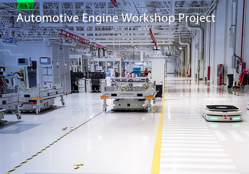 Automotive Engine Workshop Project - Machined Blanks to Line-side Storage and Finished Products Transportation