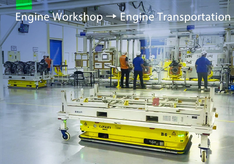 Overseas Automotive Engine Project - Engine Workshop → Engine Transportation Project
