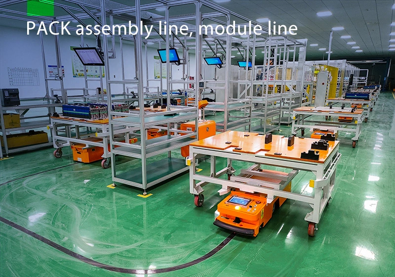 Energy storage company - PACK assembly line, module line, and its material delivery