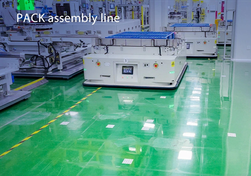 New energy photovoltaic- achieve automatic transportation of module pallets.